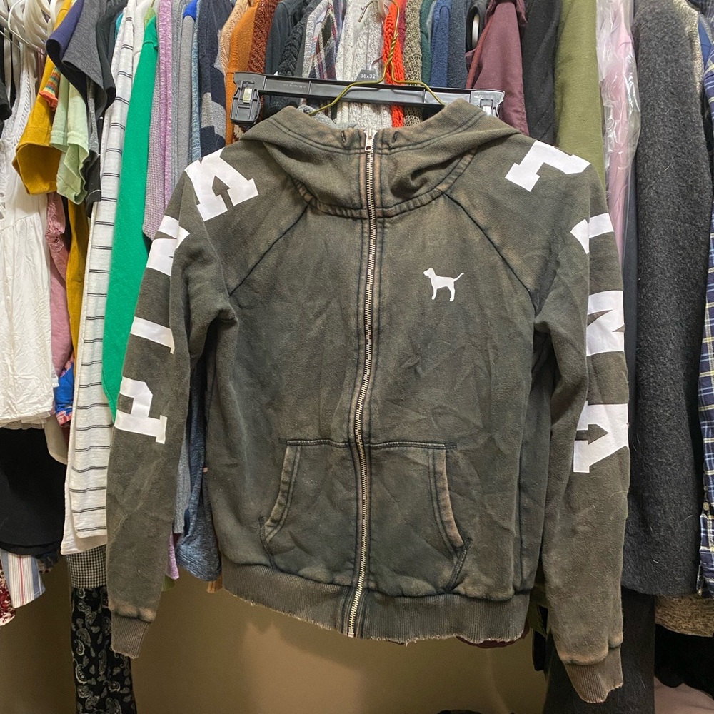 Victoria’s Secret PINK Distressed Hoodie